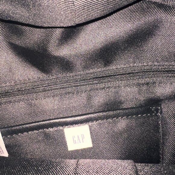 Gap backpack synthetic 100% leather Polyester Linings - Picture 3 of 9
